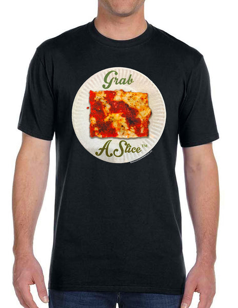 Grab A Slice® Short Sleeve T Shirt Black, & Two 4 Song CD Stimulus Package