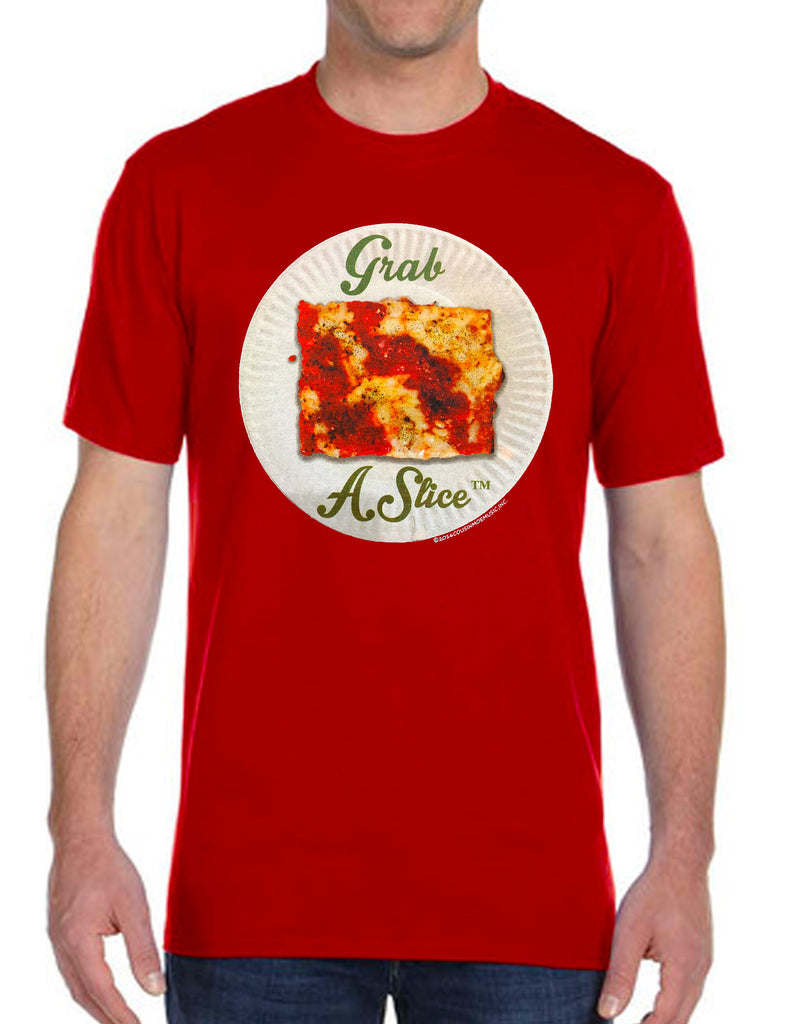 Grab A Slice® Short Sleeve T RED & Two 4 Song CD Stimulus Package