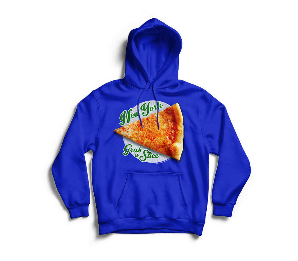 New York Grab A Slice® Hoodie Royal Blue  Two 4 Song CDs Stimulus Package
